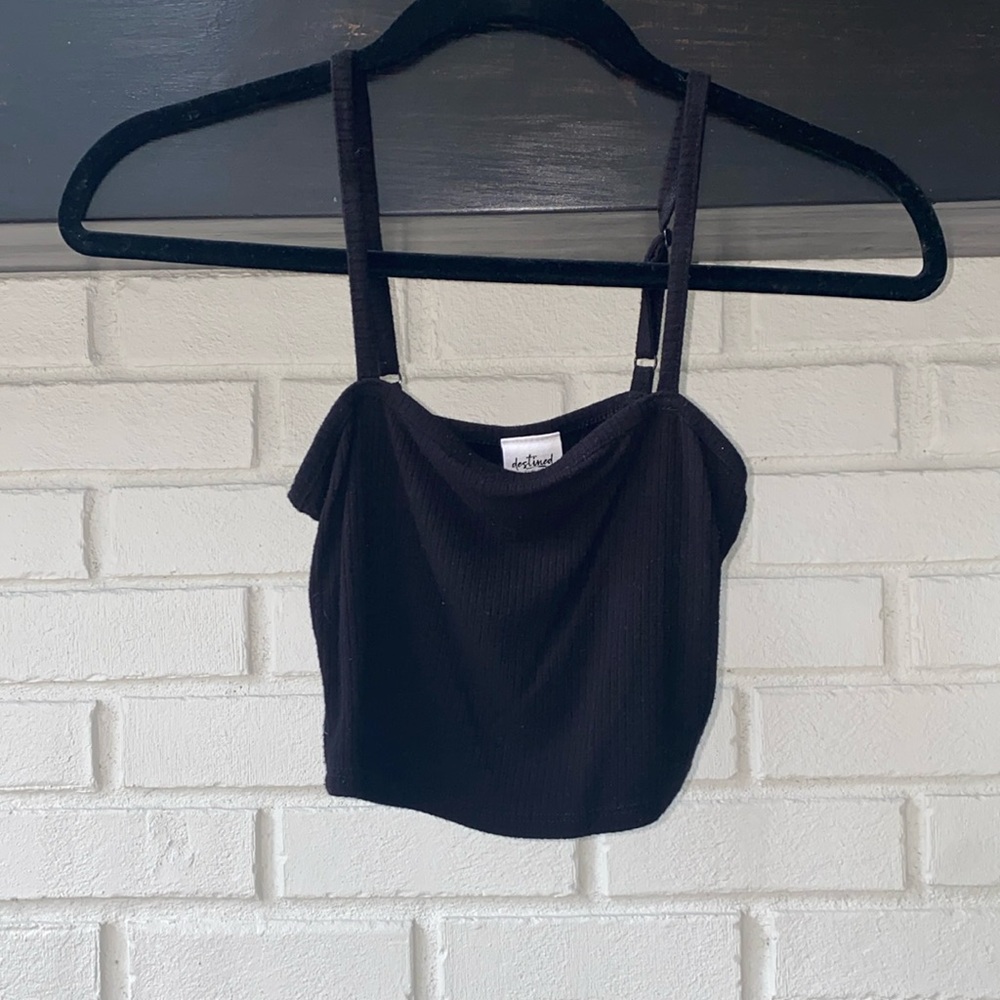 Ribbed crop top